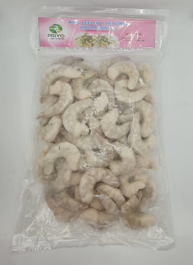 Raw Peeled & Deveined King Prawns — 700g