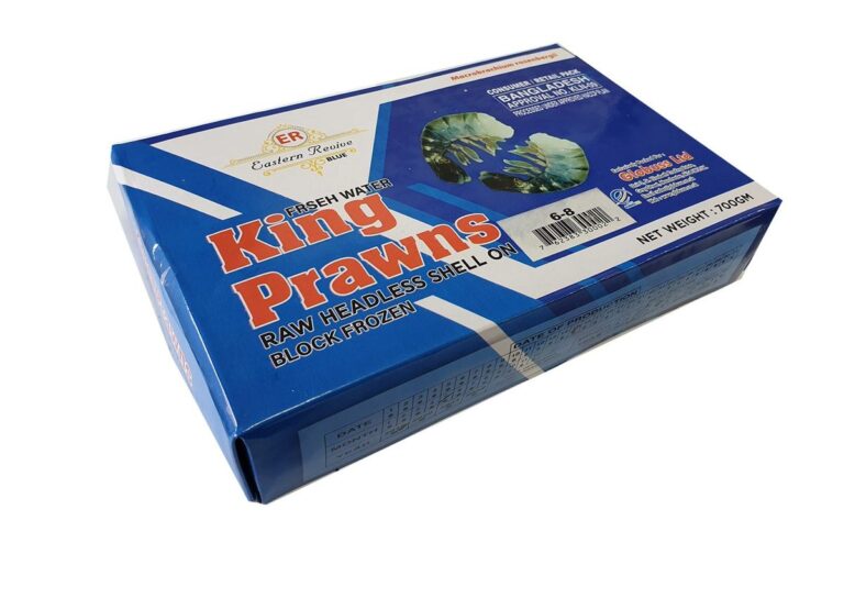 Freshwater King Prawns Block — 6/8, Eastern Revive Blue
