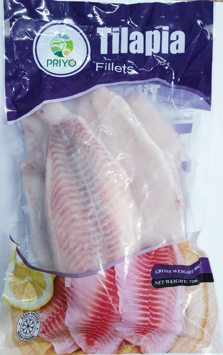 Tilapia Fillets — 720g